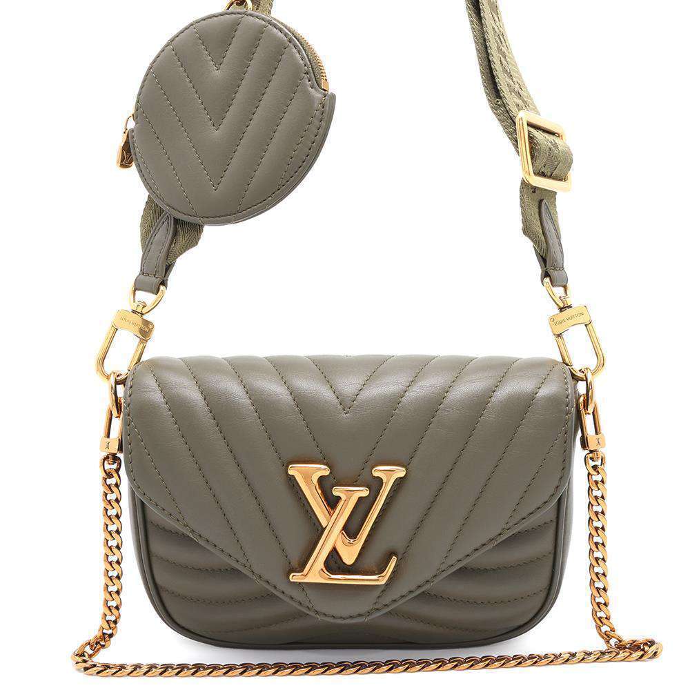Louis Vuitton Shoulder Bag Multi Pochette Wave Handbag Gray